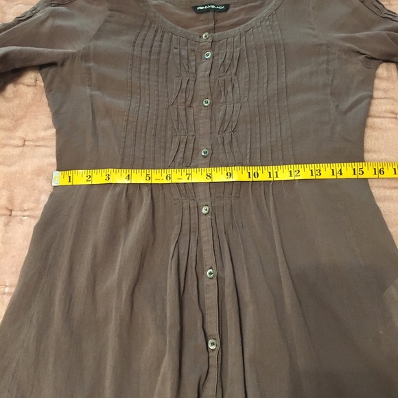 Pennyblack Brown Button Down Shirt - Picture 9 of 10